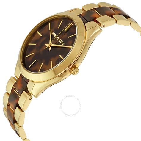 michael kors tortoise bangle watch|mk4284 women's watch.